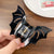 Women's Casual Gothic Bat Arylic Hollow Out Hair Claws