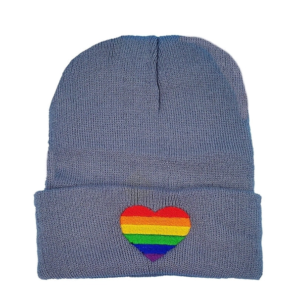 Women's Casual Heart Shape Eaveless Wool Cap