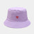 Women's Casual Heart Shape Embroidery Wide Eaves Bucket Hat