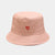 Women's Casual Heart Shape Embroidery Wide Eaves Bucket Hat