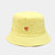 Women's Casual Heart Shape Embroidery Wide Eaves Bucket Hat