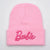 Women's Casual Letter Eaveless Wool Cap