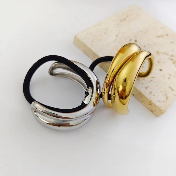 Women's Casual Modern Style Geometric 304 Stainless Steel Metal Hair Tie