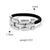 Women's Casual Modern Style Square 304 Stainless Steel Metal Shiny Metallic Hair Tie