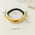 Women's Casual Modern Style Square Bow Knot Shell 304 Stainless Steel Metal Shiny Metallic Hair Tie