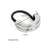 Women's Casual Modern Style Square Bow Knot Shell 304 Stainless Steel Metal Shiny Metallic Hair Tie