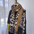 Women's Casual Plaid Imitation Cashmere Printing Tassel Scarf