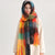 Women's Casual Plaid Imitation Cashmere Tassel Scarf