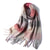 Women's Casual Plaid Imitation Cashmere Tassel Scarf