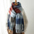 Women's Casual Plaid Imitation Cashmere Tassel Scarf