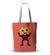 Women's Casual Pumpkin Bat Ghost Shopping Bags