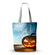 Women's Casual Pumpkin Bat Ghost Shopping Bags