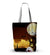 Women's Casual Pumpkin Bat Ghost Shopping Bags