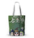 Women's Casual Pumpkin Bat Ghost Shopping Bags