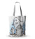 Women's Casual Pumpkin Bat Ghost Shopping Bags