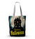 Women's Casual Pumpkin Bat Ghost Shopping Bags