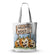 Women's Casual Pumpkin Bat Ghost Shopping Bags