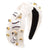 Women's Casual Simple Style Basketball Football Cloth Inlay Rhinestones Hair Band