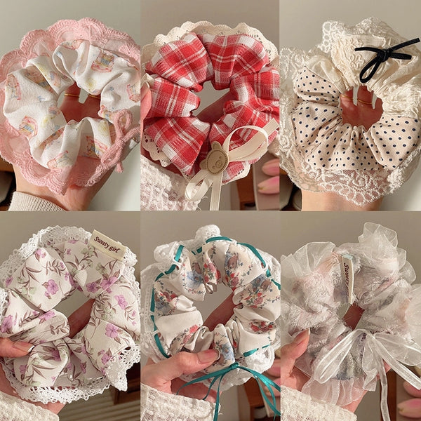 Women's Casual Simple Style Bow Knot Cloth Hair Tie