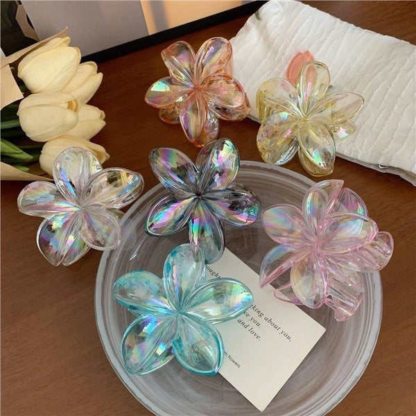 Women's Casual Simple Style Flower Arylic Hair Claws