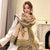 Women's Casual Simple Style Flower Imitation Cashmere Scarf