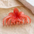 Women's Casual Simple Style Flower Plastic Resin Stoving Varnish Hair Claws