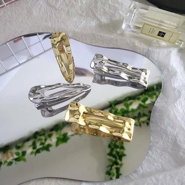 Women's Casual Simple Style Geometric Alloy Plating Hair Clip