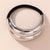 Women's Casual Simple Style Geometric Alloy Rubber Hair Clip Hair Tie