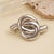 Women's Casual Simple Style Geometric Alloy Rubber Hair Clip Hair Tie