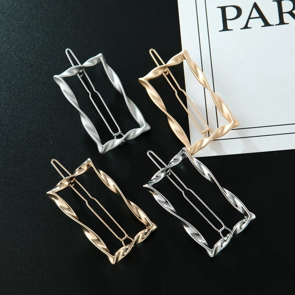 Women's Casual Simple Style Geometric Metal Hair Clip