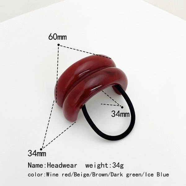 Women's Casual Simple Style Geometric Plastic Resin Hair Tie