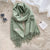 Women's Casual Simple Style Letter Rayon Polyester Tassel Scarf