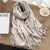 Women's Casual Simple Style Letter Rayon Polyester Tassel Scarf