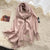 Women's Casual Simple Style Letter Rayon Polyester Tassel Scarf