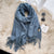 Women's Casual Simple Style Letter Rayon Polyester Tassel Scarf