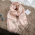 Women's Casual Simple Style Letter Rayon Polyester Tassel Scarf