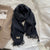 Women's Casual Simple Style Letter Rayon Polyester Tassel Scarf