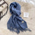 Women's Casual Simple Style Letter Rayon Polyester Tassel Scarf