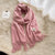 Women's Casual Simple Style Letter Rayon Polyester Tassel Scarf