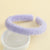 Women's Casual Simple Style Solid Color Plush Hair Band