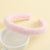 Women's Casual Simple Style Solid Color Plush Hair Band