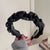 Women's Casual Simple Style Solid Color Sponge Inlay Rhinestones Hair Band