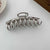 Women's Casual Simple Style Star Solid Color Alloy Metal Hollow Out Hair Clip Hairpin Hair Claws