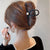 Women's Casual Simple Style Star Solid Color Alloy Metal Hollow Out Hair Clip Hairpin Hair Claws