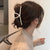 Women's Casual Simple Style Star Solid Color Alloy Metal Hollow Out Hair Clip Hairpin Hair Claws