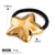 Women's Casual Simple Style Starfish 304 Stainless Steel Plating Hair Tie