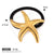 Women's Casual Simple Style Starfish 304 Stainless Steel Plating Hair Tie