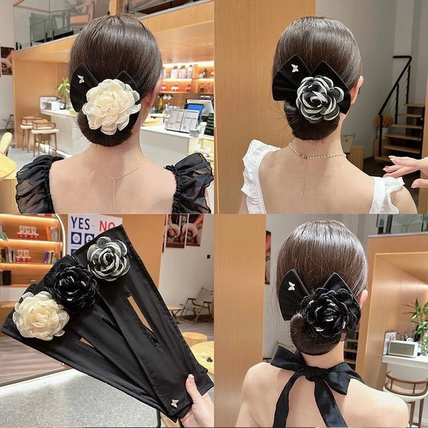 Women's Casual Simple Style Streetwear Bow Knot Cloth Hair Clip