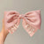 Women's Casual Simple Style Streetwear Bow Knot Cloth Hair Clip