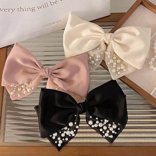 Women's Casual Simple Style Streetwear Bow Knot Cloth Hair Clip